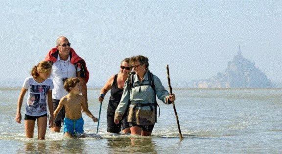 Baie Mt St Michel , Jullouville , Villa Caprice Rdc , 50 M Mer ,7 Pers , Pres Plage Dday Bagian luar foto