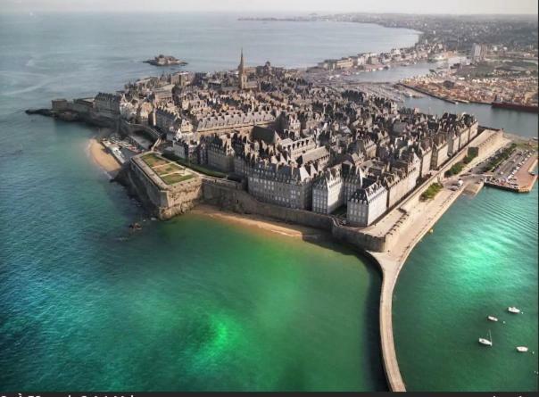 Baie Mt St Michel , Jullouville , Villa Caprice Rdc , 50 M Mer ,7 Pers , Pres Plage Dday Bagian luar foto